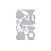 Facas de Corte Thinlits Sizzix - Conjunto de Cozinha