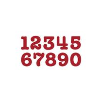 Facas de Corte Thinlits Sizzix - Números Gigantes