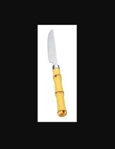 Facas de Sobremesa Rattan Prata 20 cm - Jogo 6 - Mimo Style