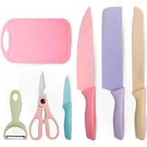 Facas para Churrasco! Kit com 6 peças Coloridas.