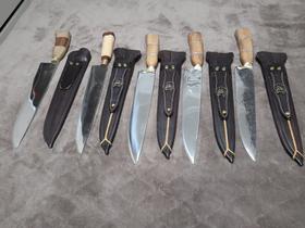 Facas Picanheira. Aço carbono 1070, 25 cm de lâmina - Acompanha bainha de couro - Valor de 01 peça.
