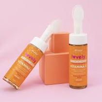 Face beautiful mousse de limpeza lovely vitamina c - sabonete facial 150ml