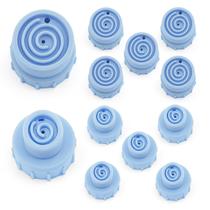 Face Care Skin Beauty Set Spare Parts Water Scrub Silicone Tips (12 peças de vórtice pequeno e grande)