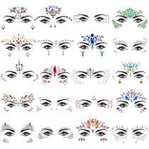 Face Jewels SIQUK Stick on Face Gems Rave Crystal Eye Jewels Face Jewels SIQUK Stick on Face Gems Rave Crystal Eye Jewels