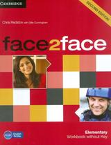 Face2face elementary wb without key - 2nd ed - CAMBRIDGE UNIVERSITY