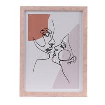 Faces em linhas i - quadro decorativo moderno Faces em linhas i - quadro decorativo moderno
