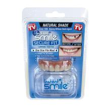 Faceta Dentária Instant Smile Secure Fit para Dentes Superiores, Tom Natural Faceta Dentária Instant Smile Secure Fit para Dentes Superiores, Tom Natural