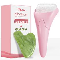 Facial Ice Roller e Gua Sha Set Albatross Health New England