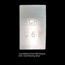 Fácil média prata dura placa de solda placa joias placa de soldagem placa metal formando estampando emblemamentos gravados - Uma baixa temperatura