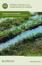 Factores en la implantación de cultivos. AGAU0208 - Gestión de la producción agrícola - IC Editorial