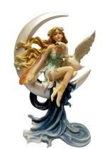 Fada da Lua com Cisne - Peça Decorativa de 24cm