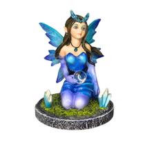 Fada Elemento - Ar - 9 cm x 6 cm x 6 cm - Produto em Resina