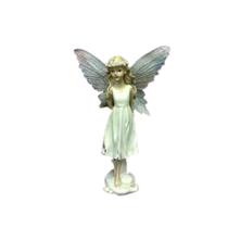 Fada Em Pé Branca Em Resina 20 Cm