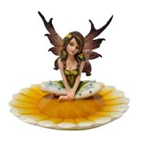 Fada no Girassol - Estátua Decorativa