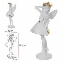 Fada sofia branco dourado - 24cm Fada sofia branco dourado - 24cm