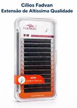 Fadvan 4D W Cilios - Extensao de Cilios, Cilios posticos. Curvatura M, Mix Fadvan 4D W Cilios - Extensao de Cilios, Cilios posticos. Curvatura M, Mix