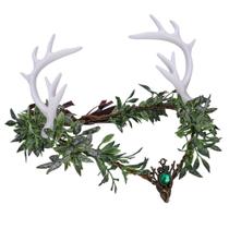 Fairy Antler Crown MOSTORY Green Fairy para mulheres