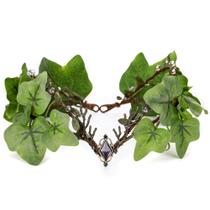Fairy Crown MOSTORY Woodland Leaf para mulheres Renaissance