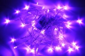 Fairy Light String Karlling operado por bateria roxo 40 LED