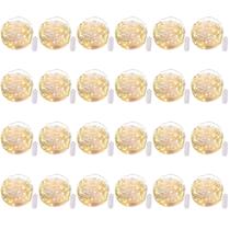 Fairy Lights Brightown 20 LED operado por bateria, 7 pés, pacote com 24 Fairy Lights Brightown 20 LED operado por bateria, 7 pés, pacote com 24