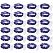 Fairy Lights Brightown, pacote com 24 unidades, roxo operado por bateria Fairy Lights Brightown, pacote com 24 unidades, roxo operado por bateria