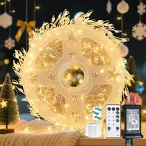 Fairy Lights Dailyart 500 LED 13 m branco quente à prova d'água com controle remoto