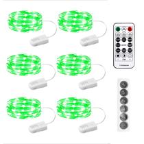 Fairy Lights SINAMER Green alimentado por bateria de 7 pés e 20 Leds com controle remoto Fairy Lights SINAMER Green alimentado por bateria de 7 pés e 20 Leds com controle remoto