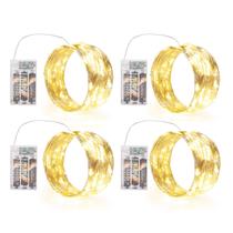 Fairy Lights SINAMER operado por bateria 5m 50 LED branco quente Fairy Lights SINAMER operado por bateria 5m 50 LED branco quente