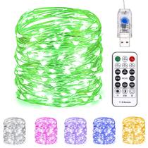 Fairy Lights Siuholi 10m 100 LED USB Twinkle String Lights Green