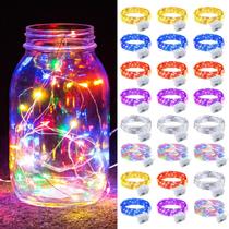 Fairy Lights ZGWJ 20 LED, operado por bateria, 7 pés, pacote com 24 Fairy Lights ZGWJ 20 LED, operado por bateria, 7 pés, pacote com 24