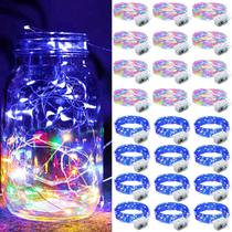 Fairy Lights ZGWJ 20 LED, operado por bateria, 7 pés, pacote com 24 Fairy Lights ZGWJ 20 LED, operado por bateria, 7 pés, pacote com 24