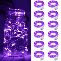Fairy Lights ZGWJ 20 LED operado por bateria de 2 m roxo (pacote com 12) Fairy Lights ZGWJ 20 LED operado por bateria de 2 m roxo (pacote com 12)