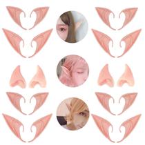 Fairy Pixie Elf Ears para cosplay de Natal de Halloween (6 pares)