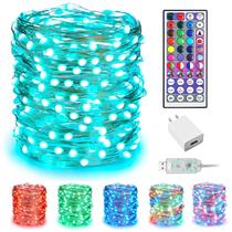 Fairy String Lights Minetom 66 pés 200 LED 24 cores USB