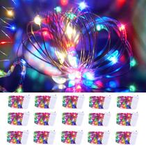 Fairy String Lights operadas por bateria SmilingTown, pacote com 15, 2 m Fairy String Lights operadas por bateria SmilingTown, pacote com 15, 2 m
