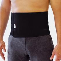 Faixa abdominal ajustavel neoprene preto cha711 active - chantal