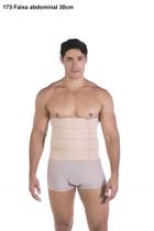 Faixa Abdominal Elástica 4 gomos Largura 30cm Comprimento 100cm Tamanho M - Bege