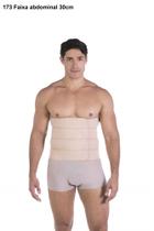 Faixa Abdominal Elástica 4 gomos Largura 30cm Comprimento 140cm Tamanho XXG - Bege