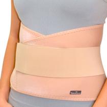 Faixa Abdominal Tamanho Único Cinta Ergonômica Lombar com Hastes Flexíveis Bege Takecare