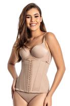 Faixa Abdominal Yoga Premium Feminina Com Colchetes 6 Barbatanas 3014 B6