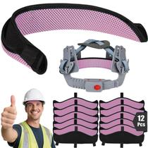 Faixa Absorvente para Capacete Ibicboc 12 Peças Lavável e Reutilizável Rosa