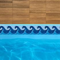 Faixa Adesiva borda para Piscina 1m x 25cm 10und