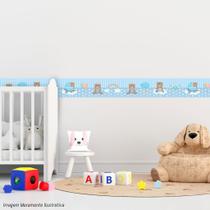 Faixa Adesiva Decorativa Quarto Infantil Urso Bebê 15x100cm