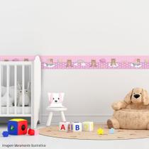 Faixa Adesiva Decorativa Quarto Infantil Urso Bebê 15x100cm Faixa Adesiva Decorativa Quarto Infantil Urso Bebê 15x100cm