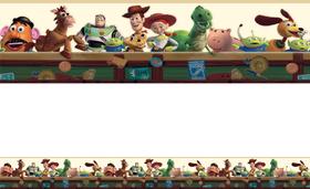 Faixa Adesiva Infantil de Parede Decoração Menino Filme Toy Story Desenho