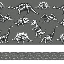 Faixa Adesiva Infantil Dinossauros Fósseis 5mx10cm Faixa Adesiva Infantil Dinossauros Fósseis 5mx10cm