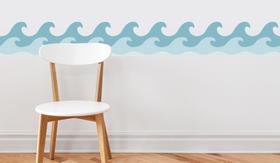 Faixa adesiva onda do mar kit 03 unidades Faixa adesiva onda do mar kit 03 unidades