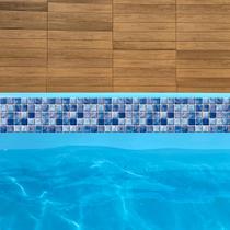 Faixa Adesiva para Bordas de Piscinas Pastilhadas com Proteção UV 10cmx1m Faixa Adesiva para Bordas de Piscinas Pastilhadas com Proteção UV 10cmx1m