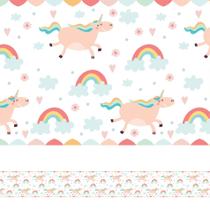 Faixa Adesiva Unicornio para Quarto de Meninas 6mx15cm