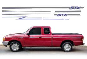 Faixa Adesivos Ford Ranger Stx 1993 A 1997 Cabine Estendida